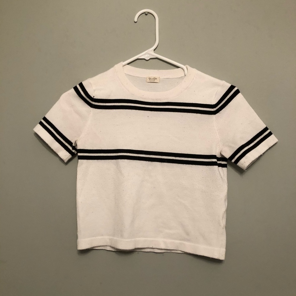 Striped tight t shirt